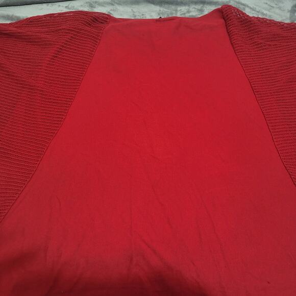 USED Lane Bryant  Plus Size Blouse  22/24 Sweater Knit Short Sleave Top - Picture 16 of 16